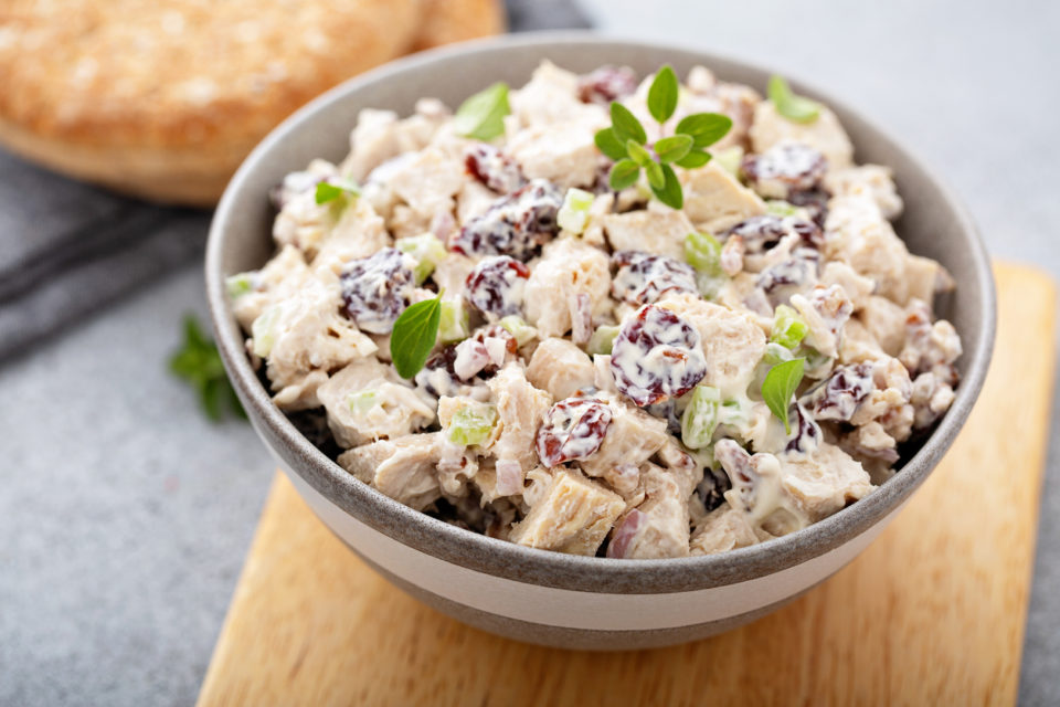 Chicken salad with dried cherry