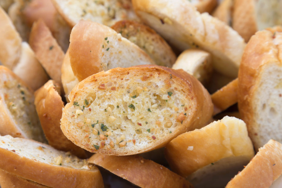 homemade french garlic and herb bread